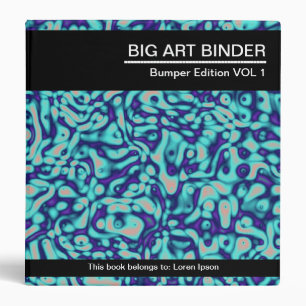 Big Art Binder 030 (1.5in) Motley Blue