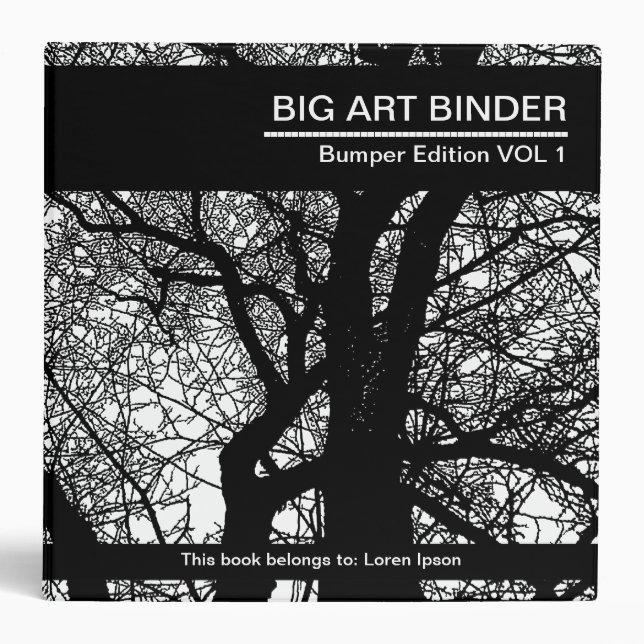 Big Art Binder 031 (2in) Tree Branches (Front)