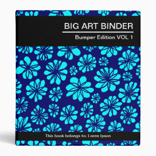 Big Art Binder 035 (1in) Flower Drawing II