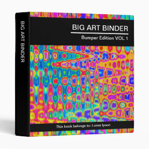 Big Art Binder 037 (1in) Colour Waves