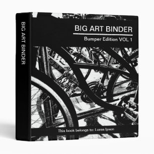 Big Art Binder 048 (1in) Bicycle Rack HC