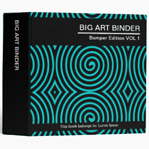 Big Art Binder 08 (2in) - Deep Turquoise