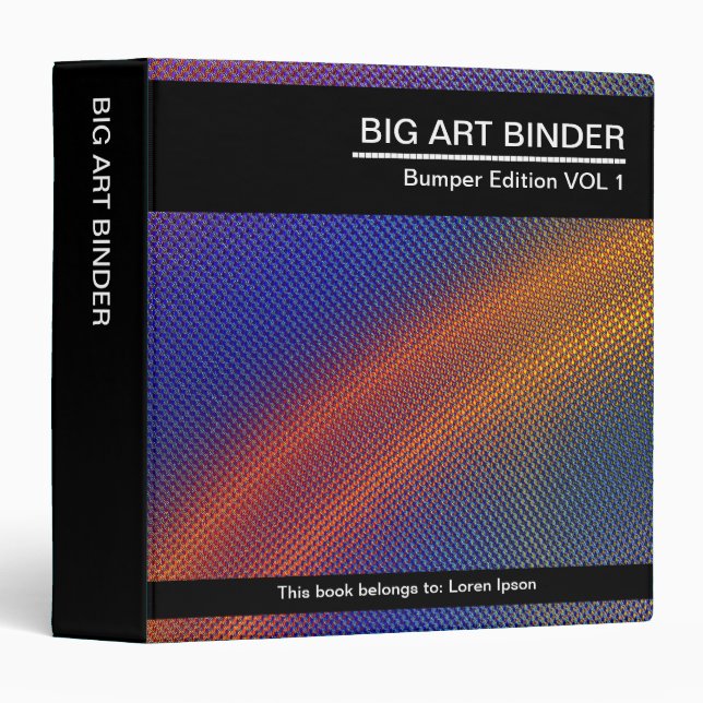 Big Art Binder (1.5in) (Front/Spine)