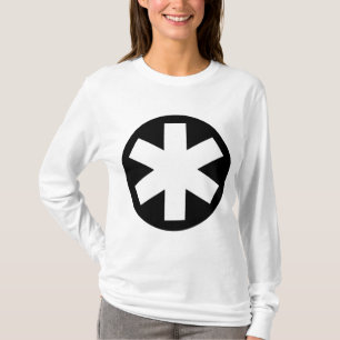 Big Asterisk - Black and White T-Shirt