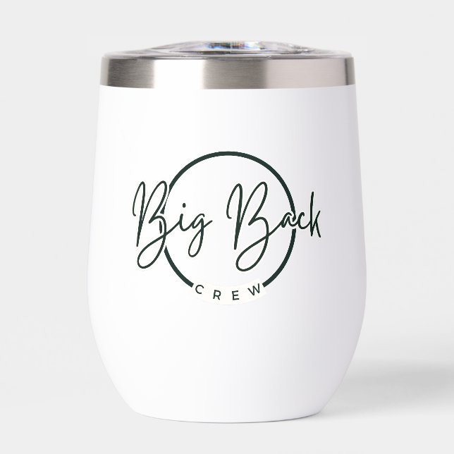 Big Back Crew Water Bottle/Tumbler (Front)