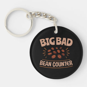 Big Bad Bean Counter Funny Accounting CPA Keychain