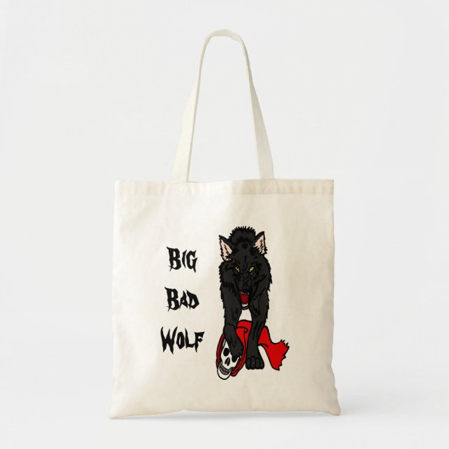 Big Bad Wolf Tote Bag (Front)