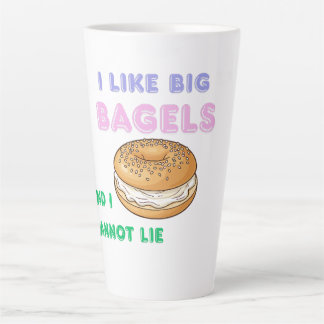 Big Bagels Funny Breakfast Shirt Latte Mug