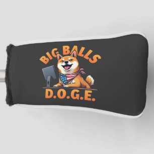 Big Balls Doge Department of Government Efficiency Golf Head Cover