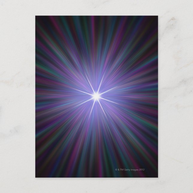 Big Bang, conceptual computer artwork. 2 Postcard (Front)