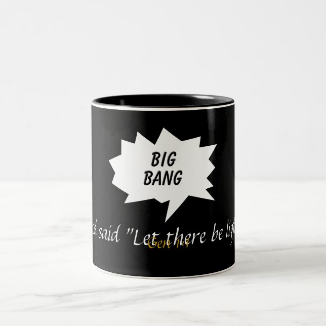 Big Bang - tasse noire (Centre)