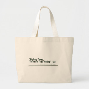 Big Bang Theory Large Tote Bag