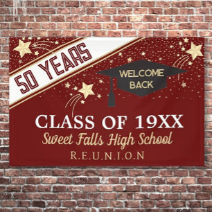 Big Banner! 50-year class reunion Banner