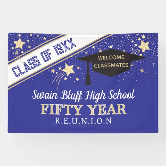 Big Banner! 50th class reunion banner (Horizontal)