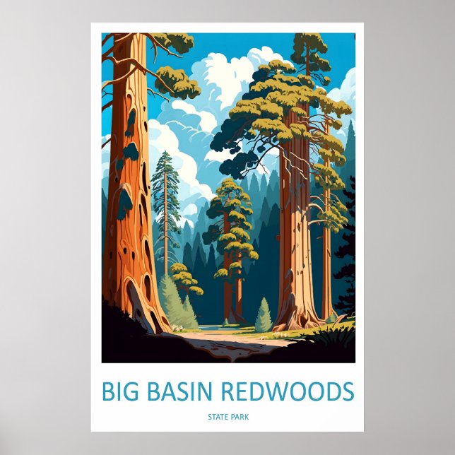 Big Basin Redwoods State Park 1 Poster (Front)