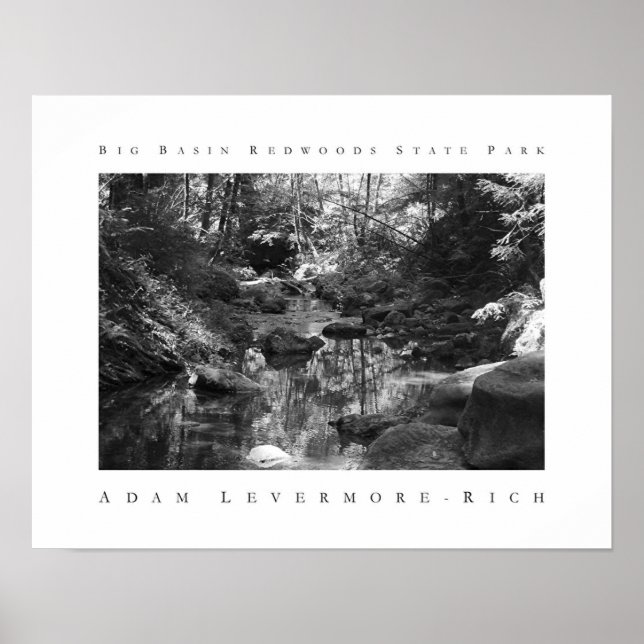 Big Basin Redwoods State Park Poster (Front)