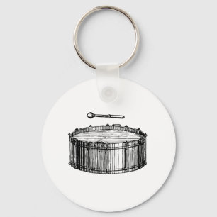 Big Bass Drum Keychain
