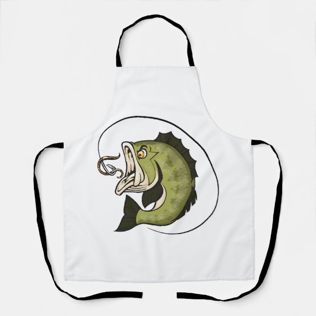 Big Bass Mouth Apron (Front)