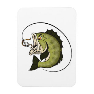 Big Bass Mouth Magnet