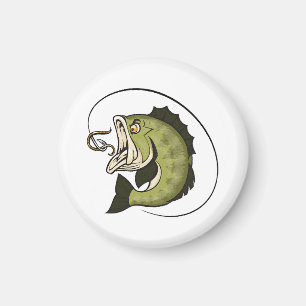 Big Bass Mouth Magnet