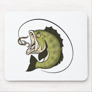 Big Bass Mouth Mouse Pad
