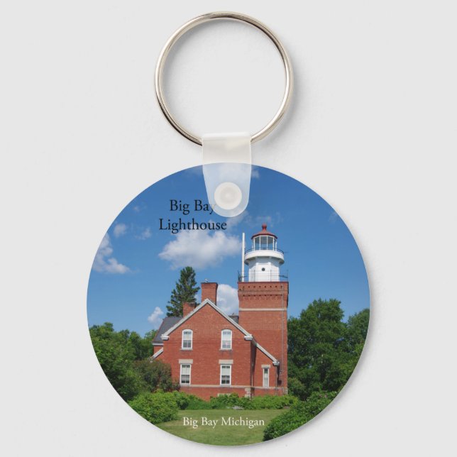Big Bay Lighthouse key chain (Front)