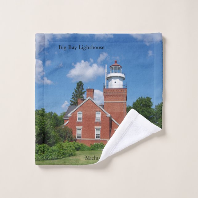 Big Bay Lighthouse washcloth Wash Cloth (Wash Cloth)