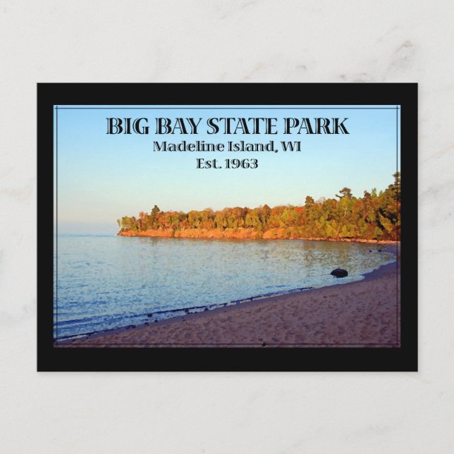 Big Bay State Park Postcard (Front)