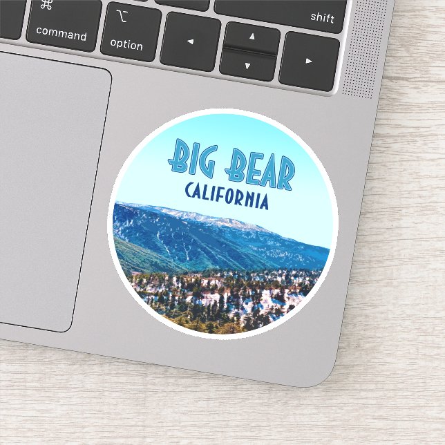 Big Bear California Mountains Vintage (Detail)