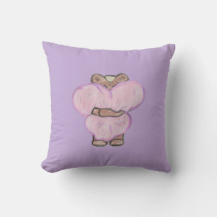 Big Bear Hug. Throw Pillow