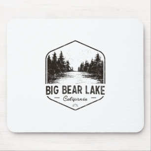 Big Bear Lake California Outdoors Vintage Mouse Pad