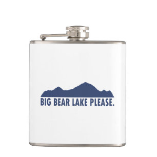 Big Bear Lake California Please Hip Flask
