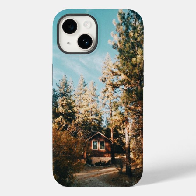 Big Bear Lake - California Rustic Cabin Case-Mate iPhone Case (Back)