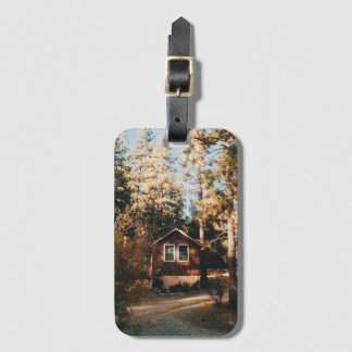 Big Bear Lake - California Rustic Cabin Luggage Tag