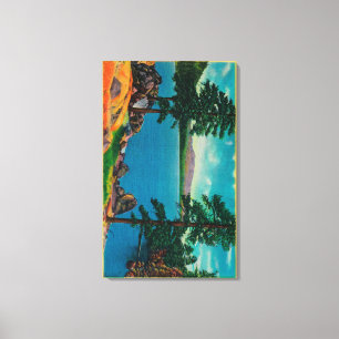 Big Bear Lake from the West End Canvas Print
