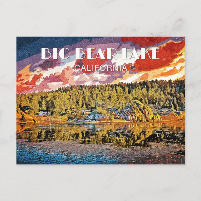 Big Bear Lake Postcard (Front)