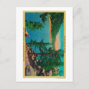 Big Bear Lake View on Rim o' The World Drive Postcard