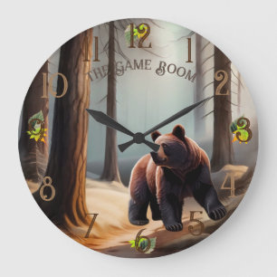 Big Bear Large Clock