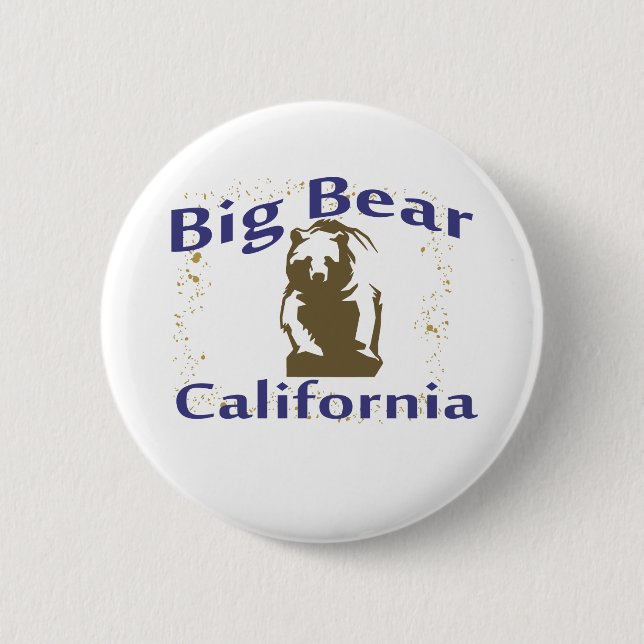 BIG BEAR shirt 2 Inch Round Button (Front)