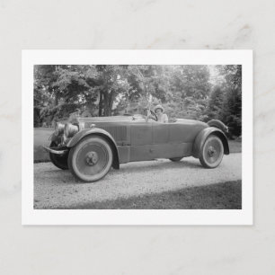 Big Beautiful Car, early 1900s Postcard