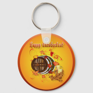 Big Beer-Happy Oktoberfest Keychains