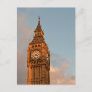 Big Ben à Londres carte postale verticale
