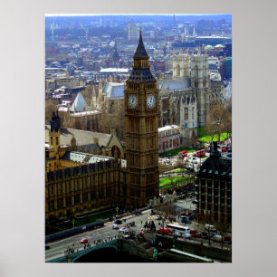 Big Ben, affiche de Londres