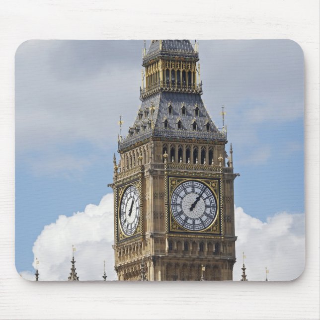 Big Ben and Houses of Parliament, London, Mouse Pad (Front)