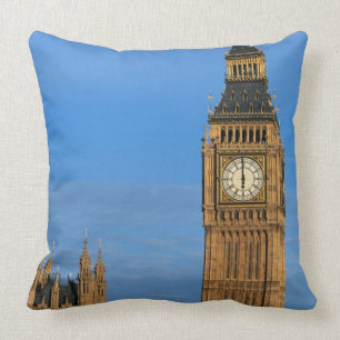 Big Ben and Parliament Building Throw Pillow