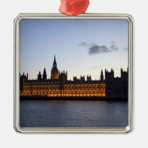 Big Ben and the Houses of Parliament in the city Metal Ornament
