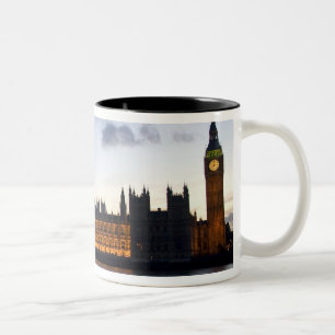 Big Ben and the Houses of Parliament in the city Two-Tone Coffee Mug