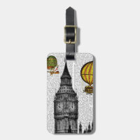 Big Ben and Vintage Hot Air Balloons