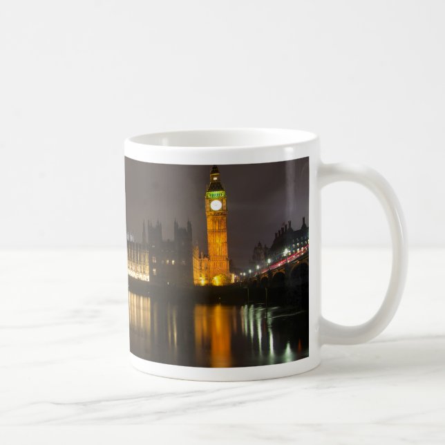 Big ben at night coffee mug (Right)