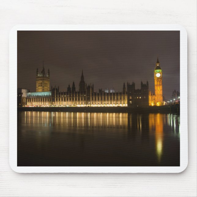 Big ben at night mouse pad (Front)